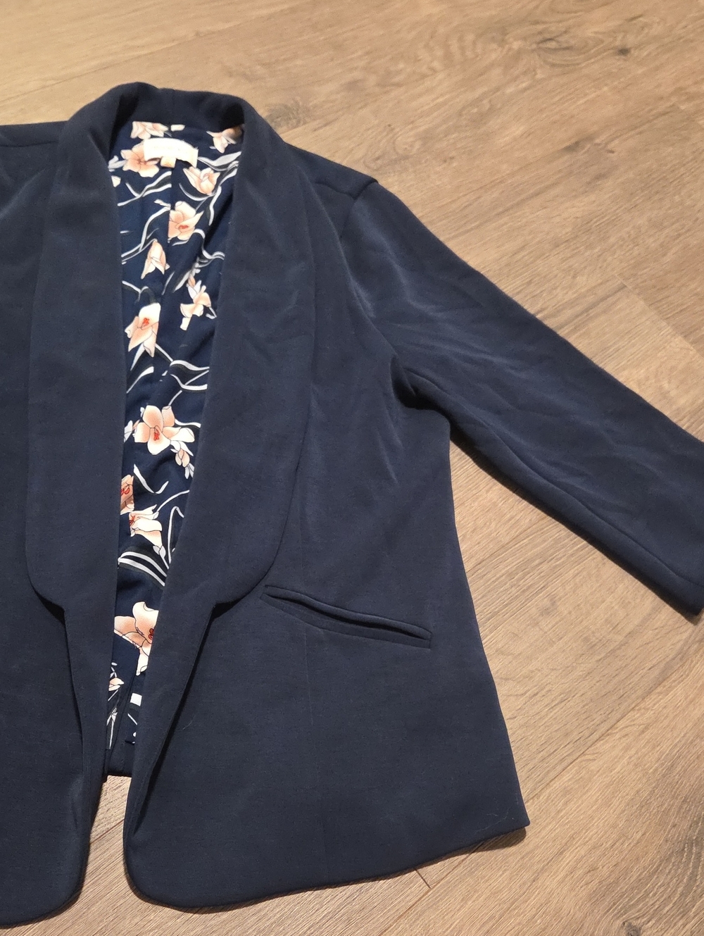 Skies Are Blue Modal Blend Open Front Blazer - Picture 6 of 11